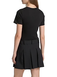Helen Pleated Minidress