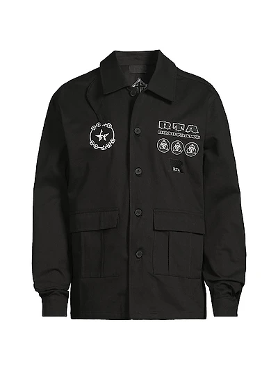 Lost Frequencies Nilton Logo-Embroidered Cotton Shirt