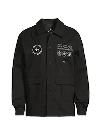 Lost Frequencies Nilton Logo-Embroidered Cotton Shirt