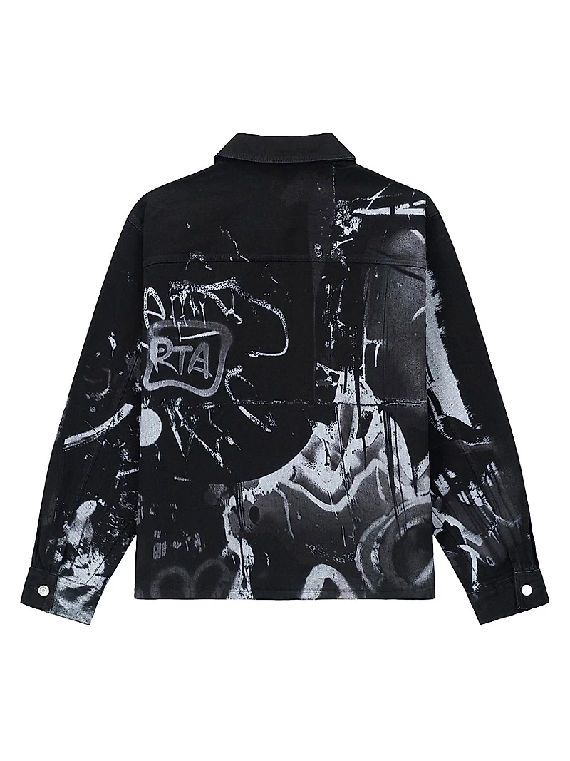 Lost Frequencies Norris Graffiti Denim Jacket