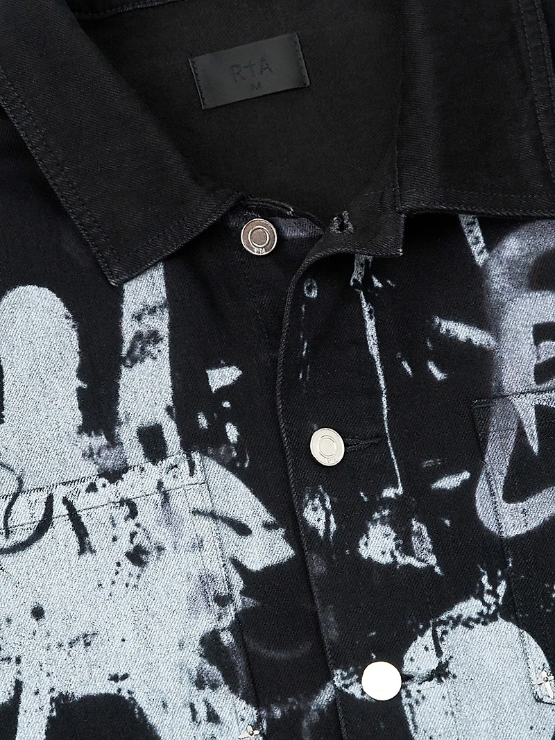 Lost Frequencies Norris Graffiti Denim Jacket