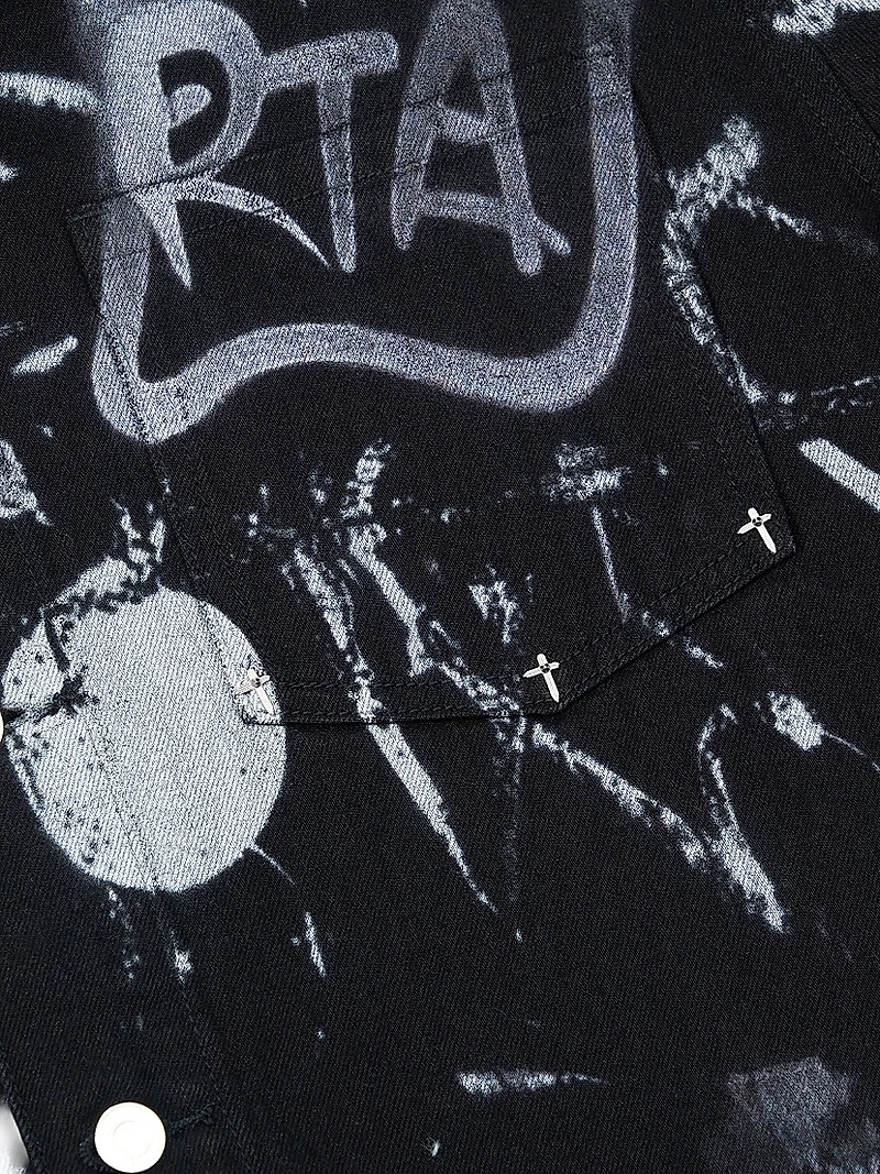 Lost Frequencies Norris Graffiti Denim Jacket