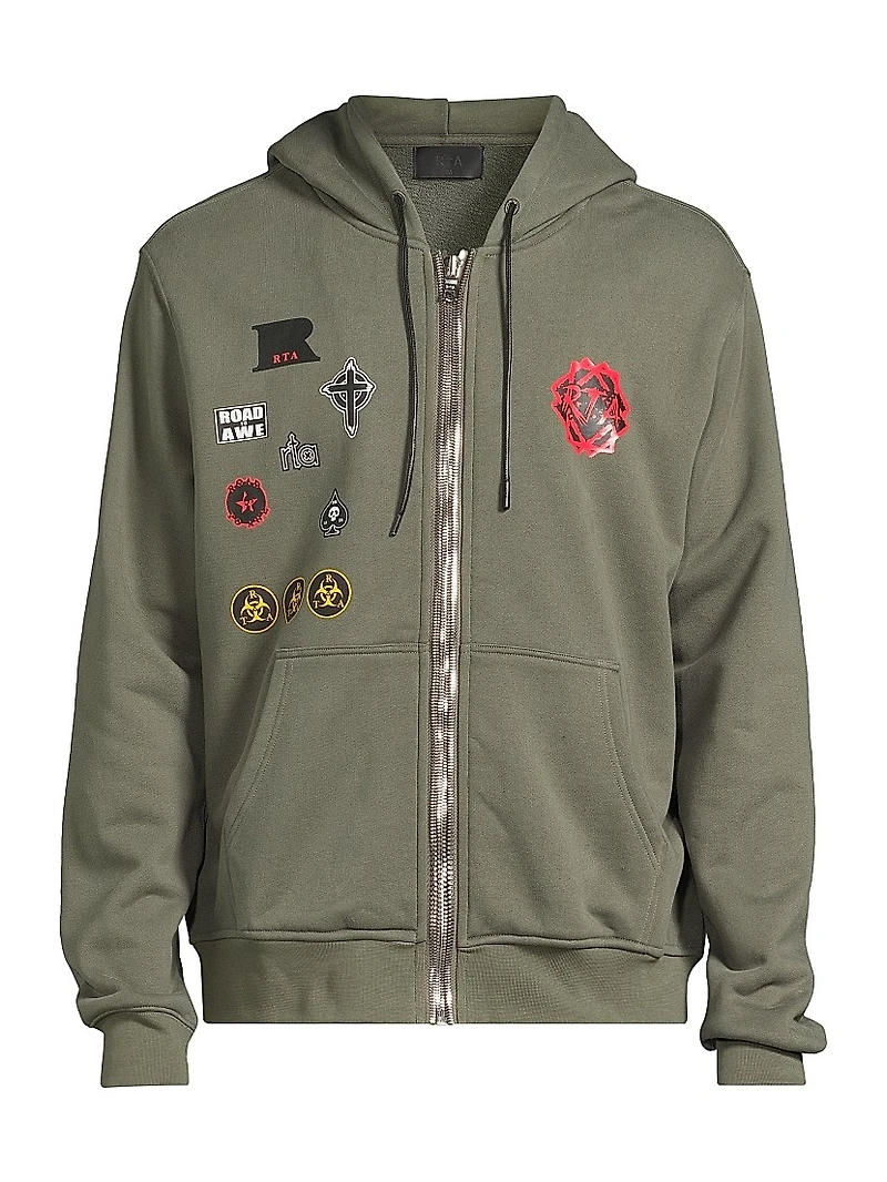 Lost Frequencies Floyd Military Patch Hoodie