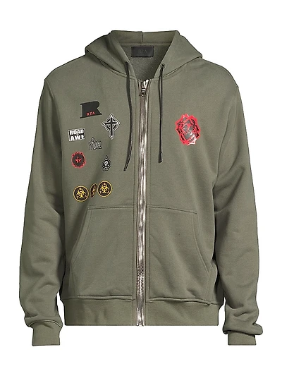 Lost Frequencies Floyd Military Patch Hoodie