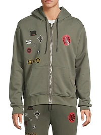 Lost Frequencies Floyd Military Patch Hoodie