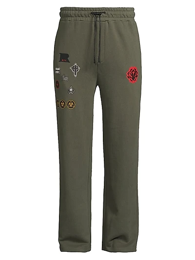 Lost Frequencies Cameron Military Patch Sweatpants