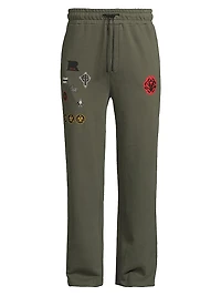 Lost Frequencies Cameron Military Patch Sweatpants