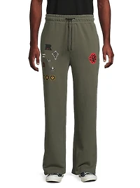 Lost Frequencies Cameron Military Patch Sweatpants