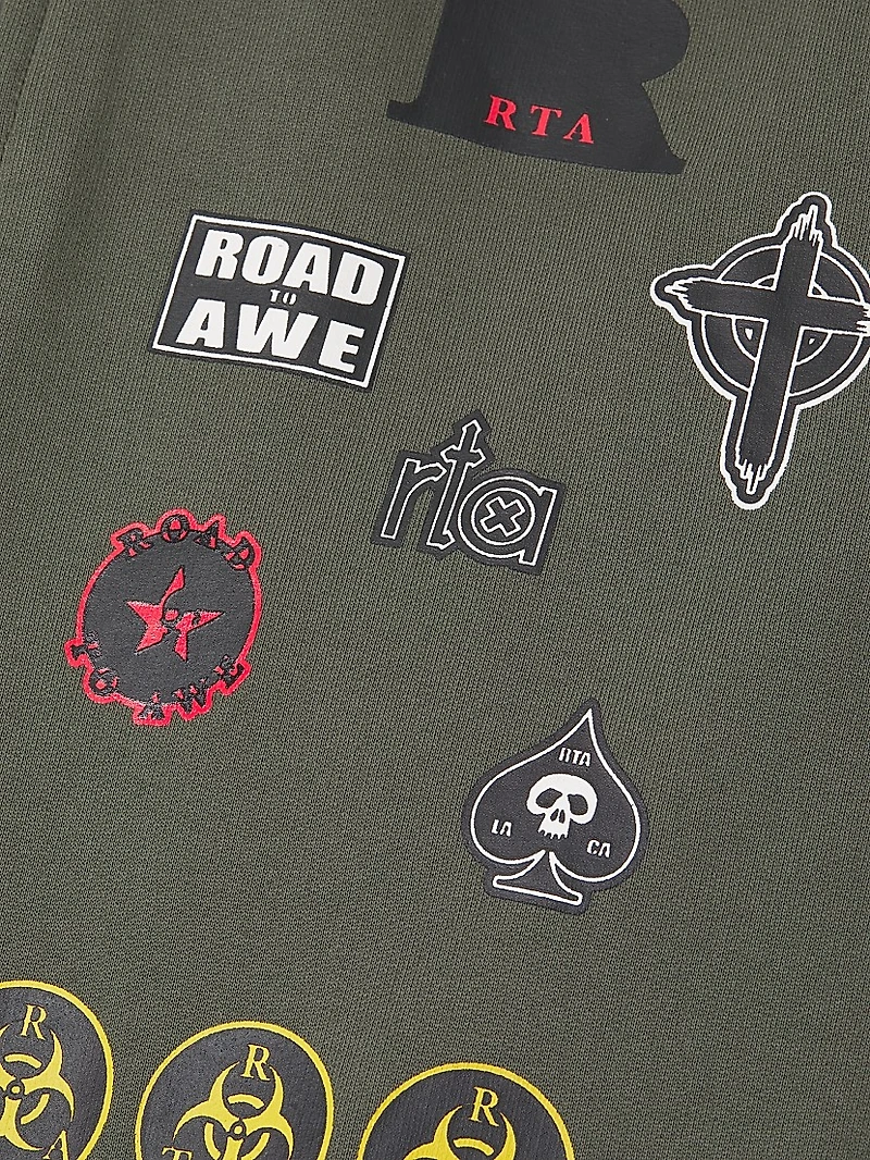 Lost Frequencies Cameron Military Patch Sweatpants