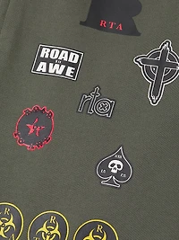 Lost Frequencies Cameron Military Patch Sweatpants