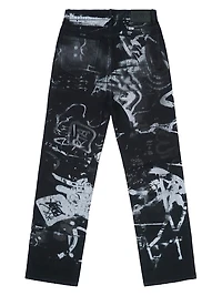 Lost Frequencies Ricardo Graffiti Slim-Fit Jeans
