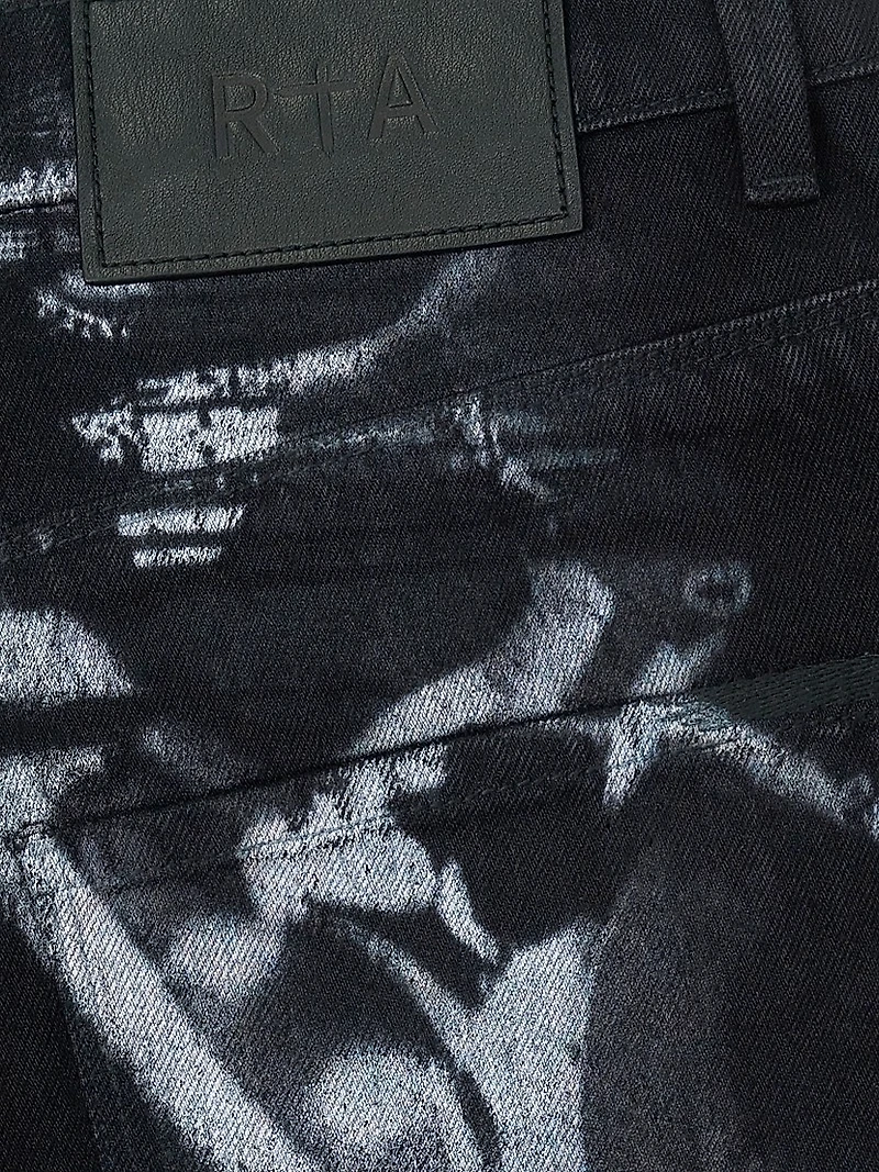 Lost Frequencies Ricardo Graffiti Slim-Fit Jeans