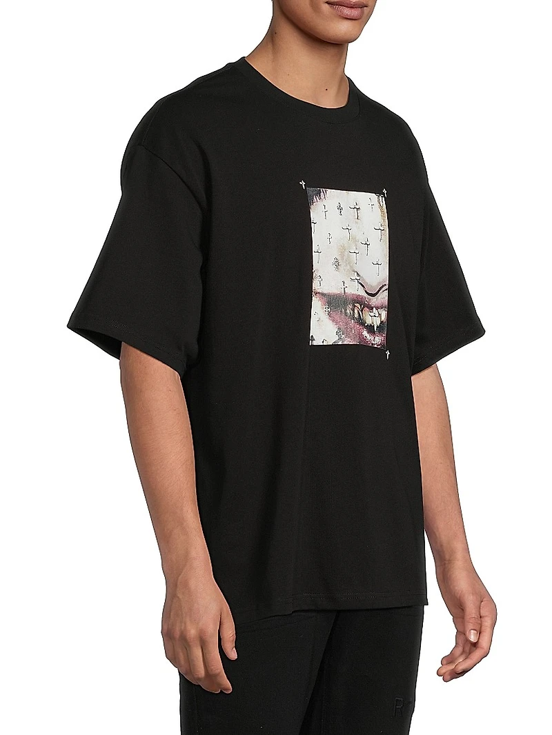 Lost Frequencies Colin Black Cross Grillz T-Shirt