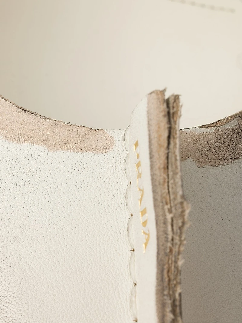 Antiqued Leather Pumps