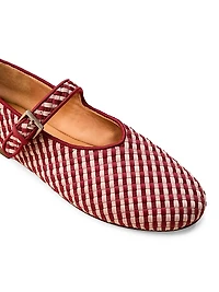 Marais Striped Mary Jane Flats