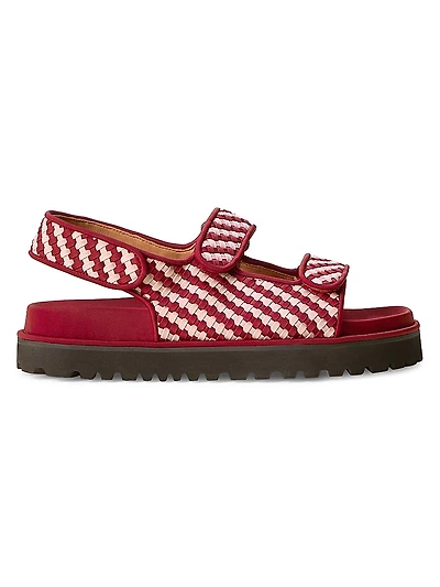 Catalina Striped Sandals