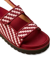 Catalina Striped Sandals