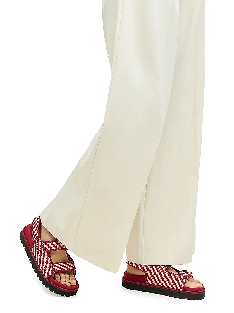 Catalina Striped Sandals