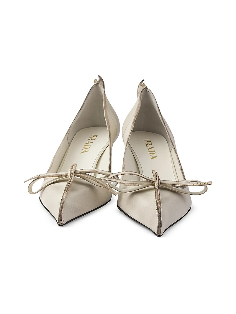 Antiqued Leather Pumps