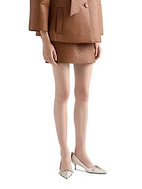 Antiqued Leather Pumps