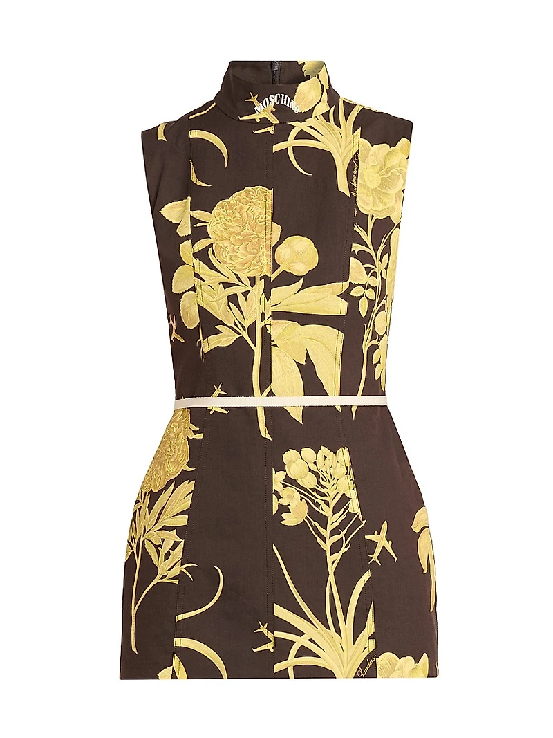 Floral Poplin Minidress