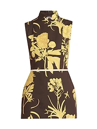 Floral Poplin Minidress