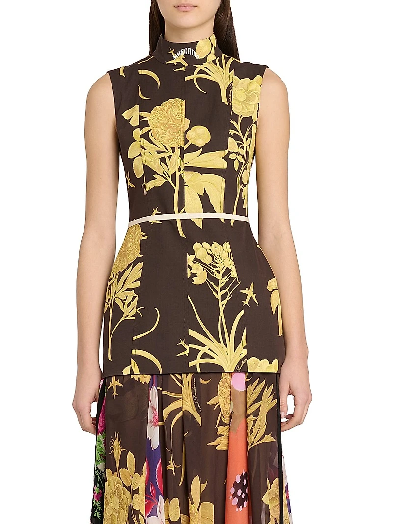 Floral Poplin Minidress