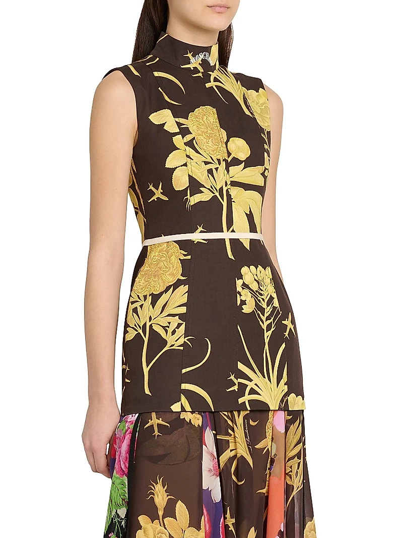 Floral Poplin Minidress