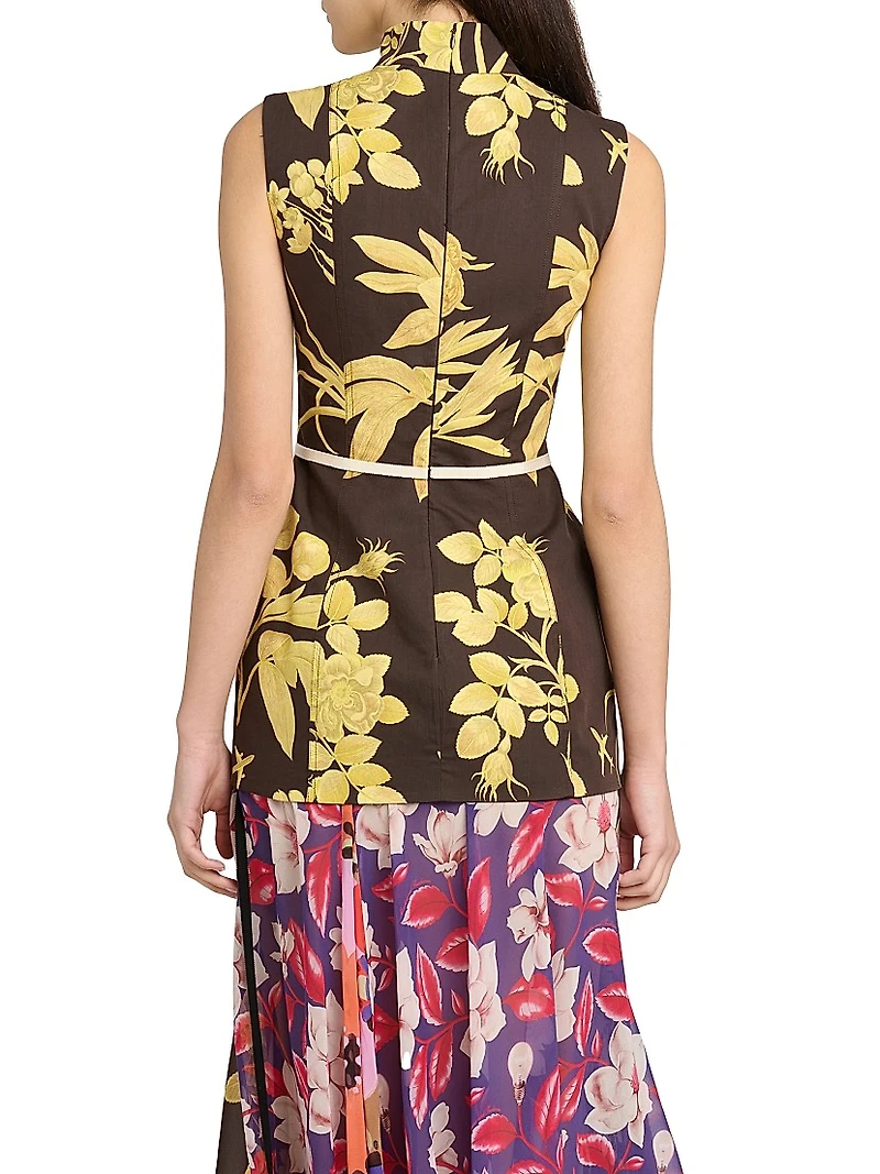 Floral Poplin Minidress