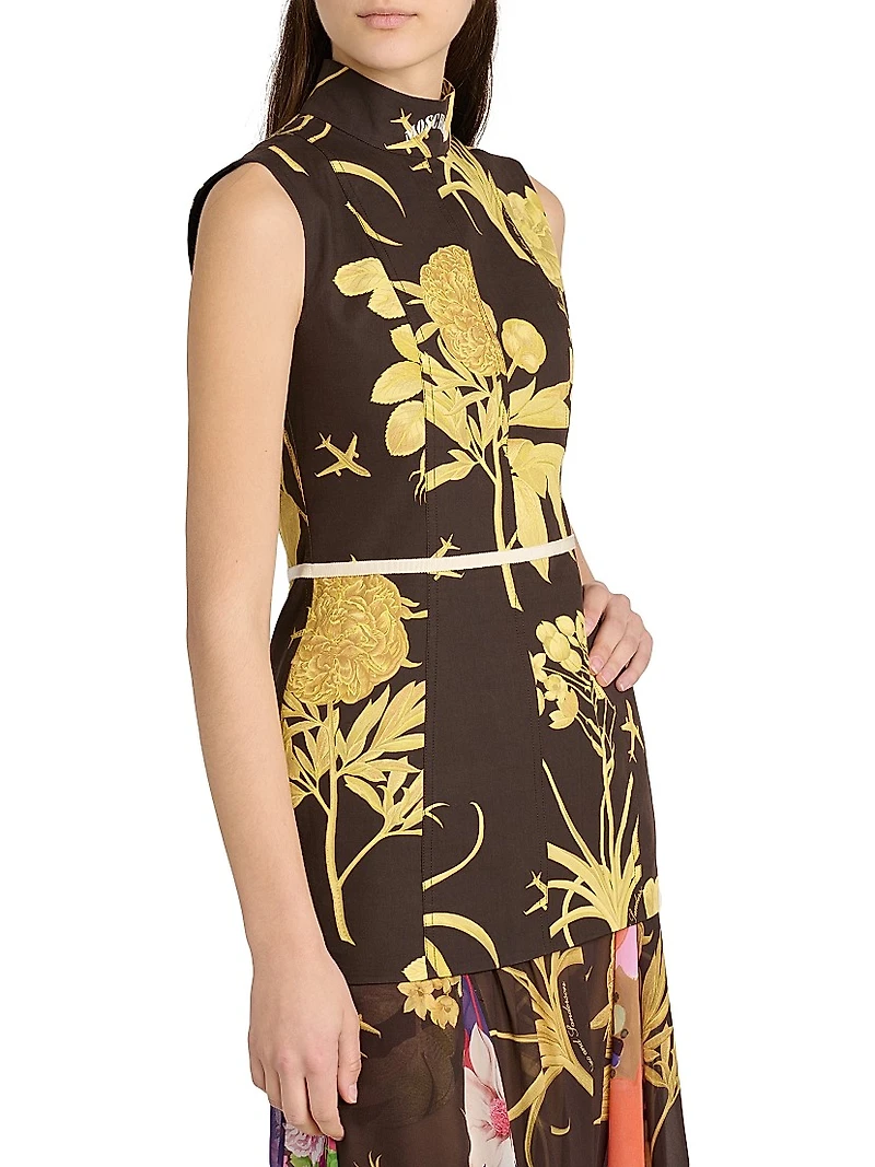 Floral Poplin Minidress