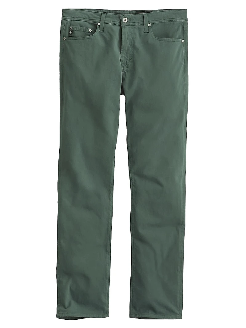 Everett Sateen Straight-Leg Jeans