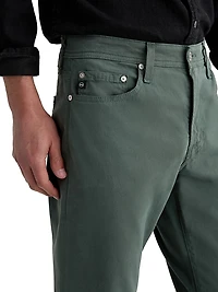 Everett Sateen Straight-Leg Jeans