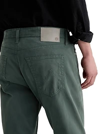 Everett Sateen Straight-Leg Jeans