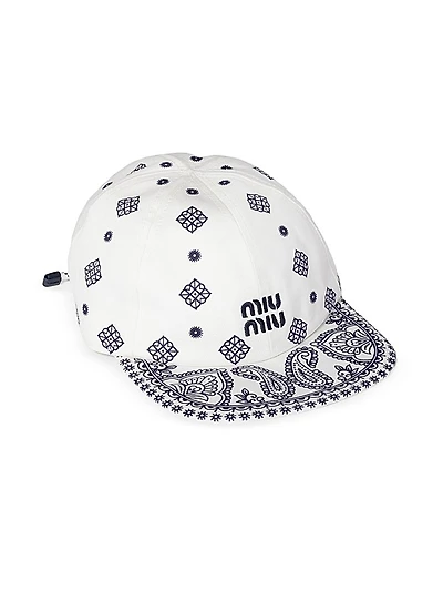 Printed Cotton Baseball Cap