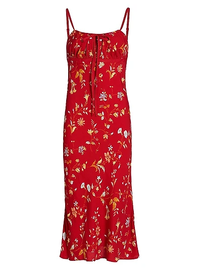 Camira Crepe Midi-Dress
