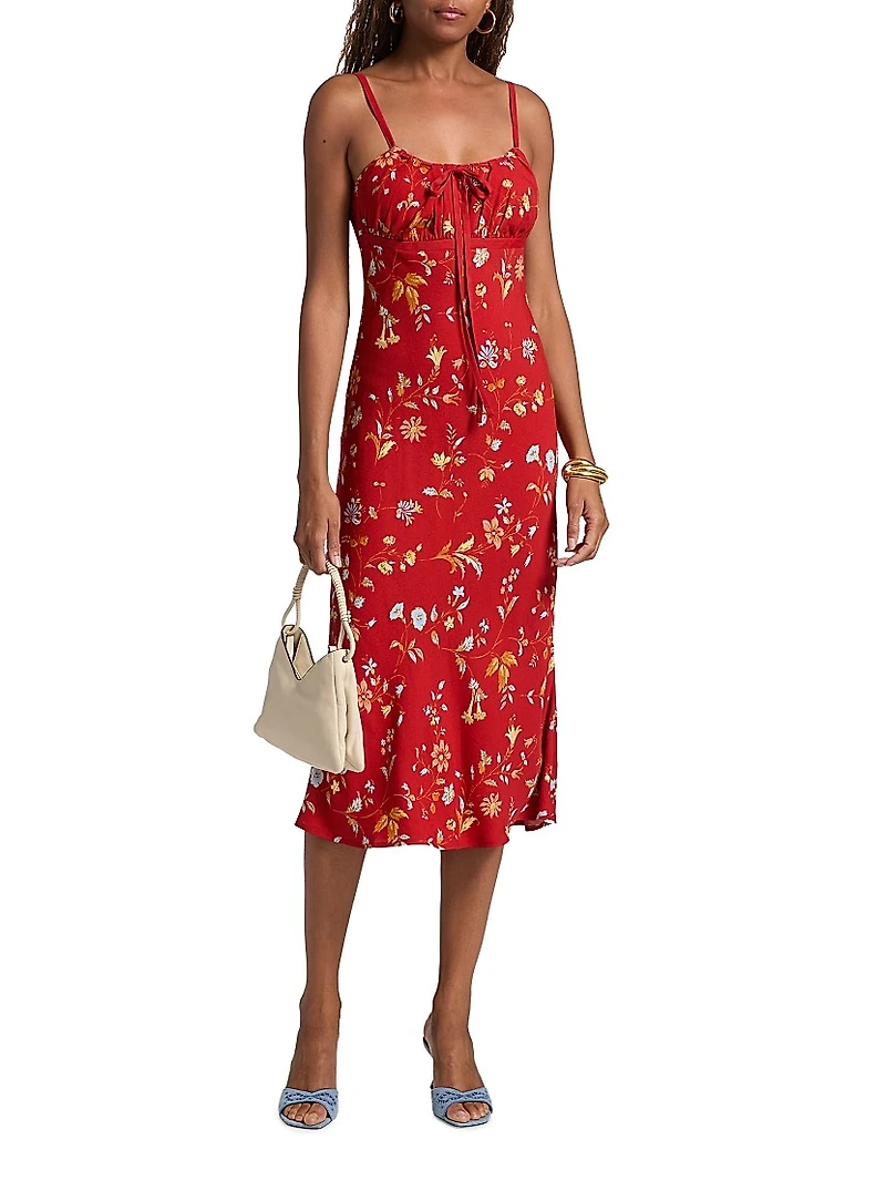Camira Crepe Midi-Dress