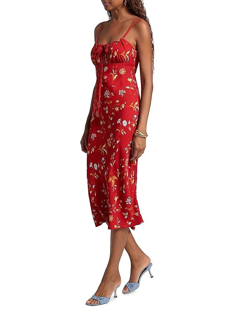 Camira Crepe Midi-Dress