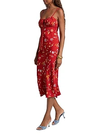 Camira Crepe Midi-Dress
