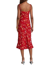 Camira Crepe Midi-Dress