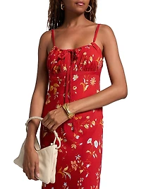 Camira Crepe Midi-Dress