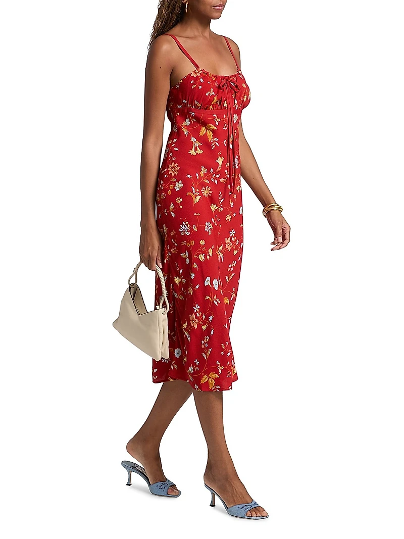 Camira Crepe Midi-Dress