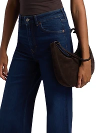 Bex Super-Stretch High-Rise Wide-Leg Jeans