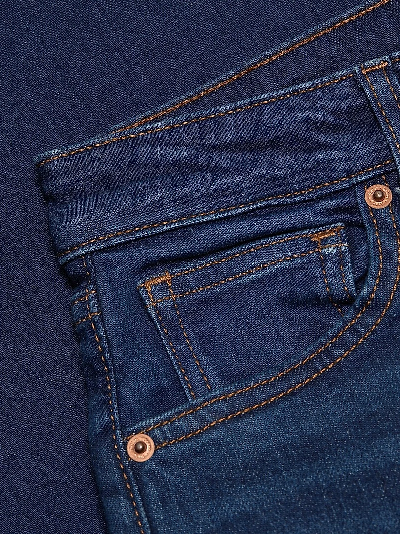 Bex Super-Stretch High-Rise Wide-Leg Jeans