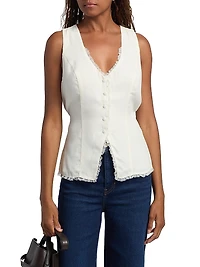 Skylar Tailored Crepe Top