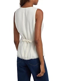 Skylar Tailored Crepe Top