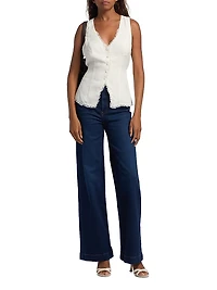 Skylar Tailored Crepe Top