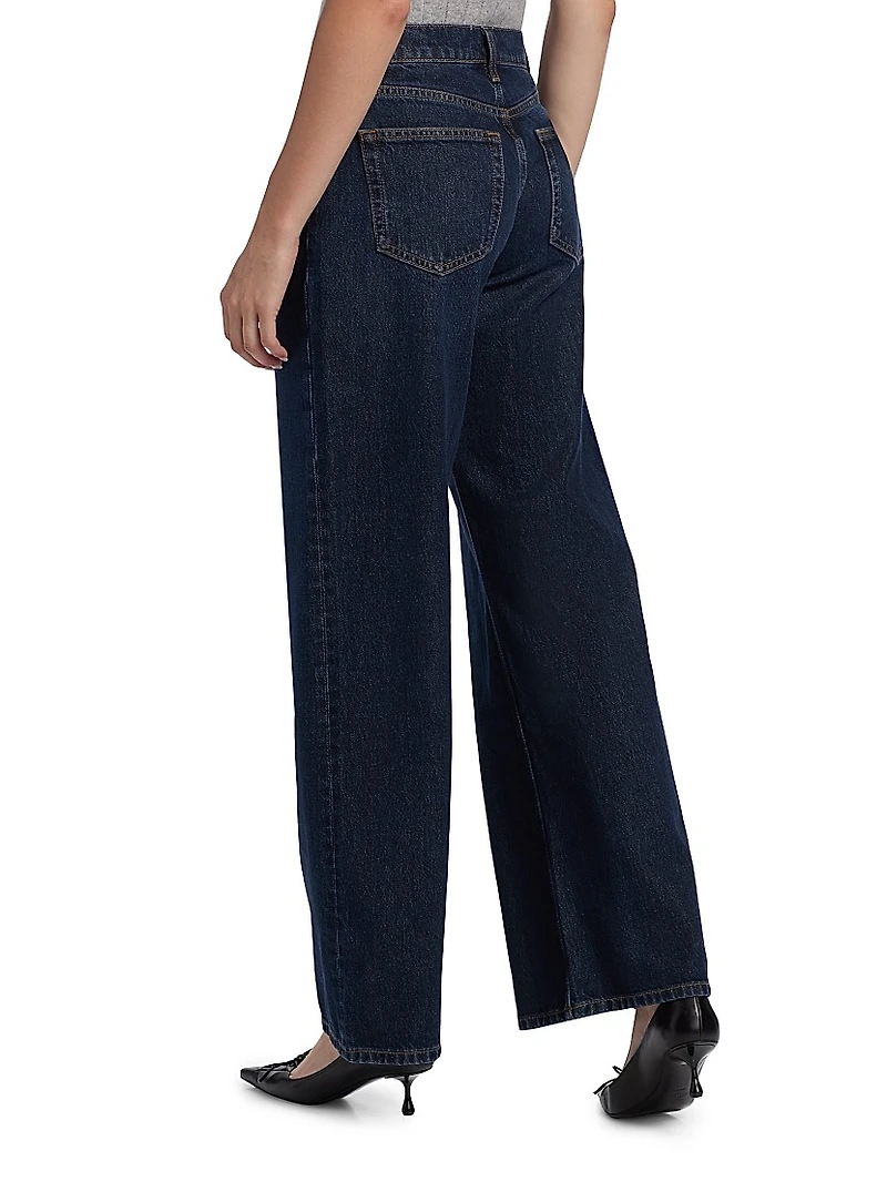 Cary Low-Rise Button-Fly Jeans