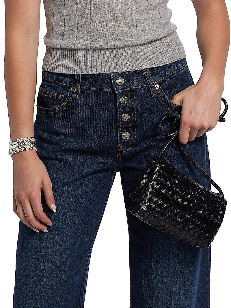 Cary Low-Rise Button-Fly Jeans