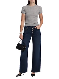 Cary Low-Rise Button-Fly Jeans