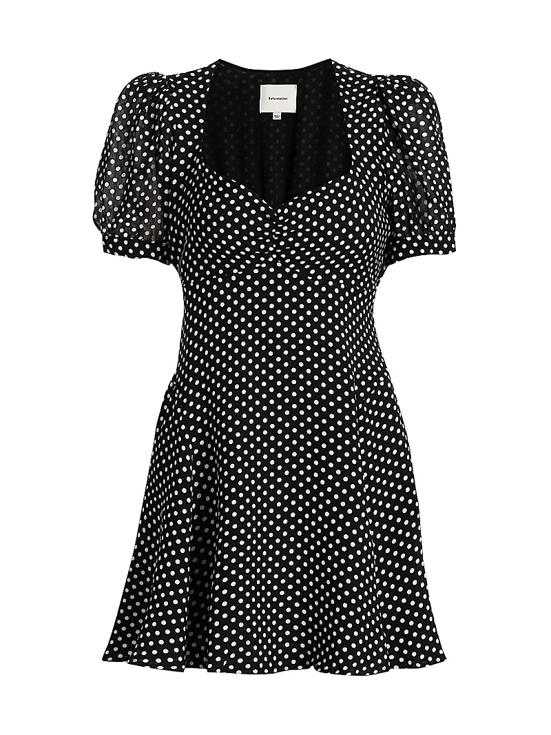 Rebecca Polka Dot Minidress
